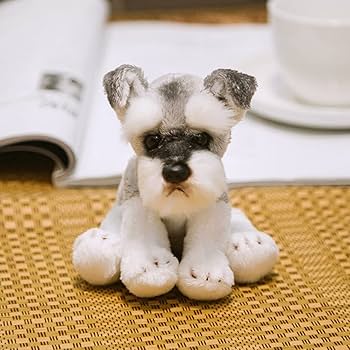 手のひらぬいぐるみ 仔犬 シュナウザー アーティストベア 海外作家様 ミニチュア Amazon.co.jp: シュナウザー リアル 犬ぬいぐるみ 手のひら